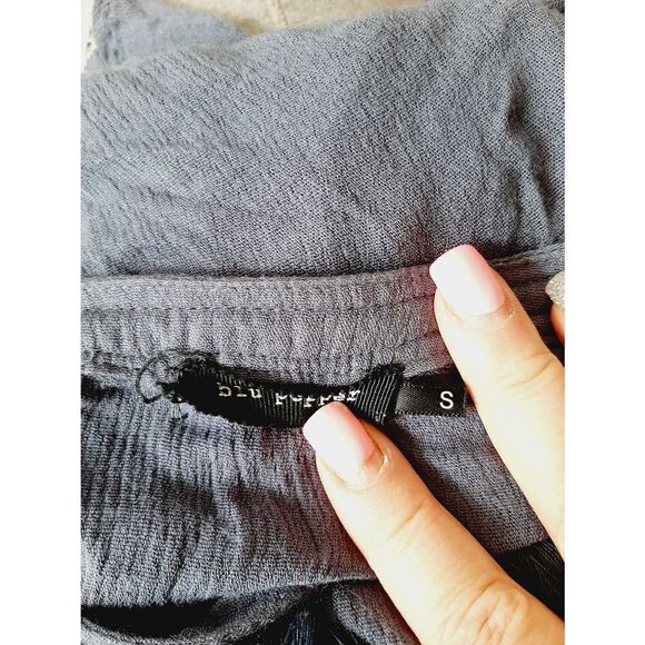 Blu pepper sz small blue embroidered long sleeve top - Picture 3 of 4